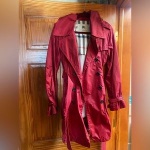 Burberry rain coat
